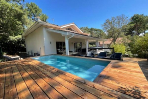 Magnifique villa climatisée -10 personnes avec Piscine et p��tanque - Pyla